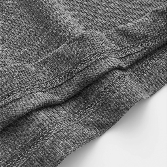 Grey Ribbed Tank Top Sz S New - Picture 10 of 15